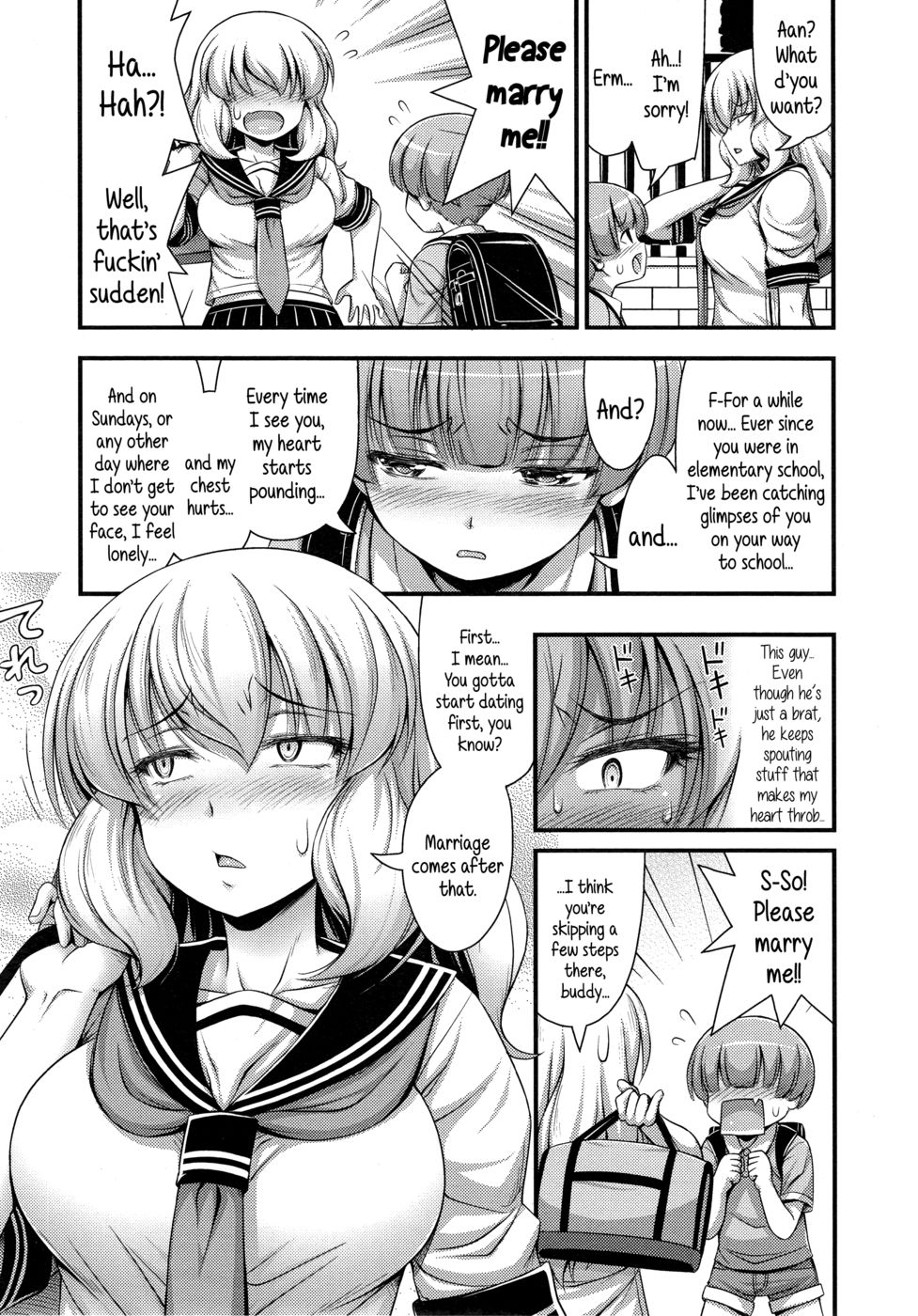 Hentai Manga Comic-Middle Smooch Student Diary-Read-3